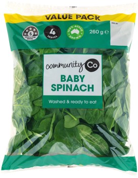Community+Co+Baby+Spinach+Big+Bag+260g