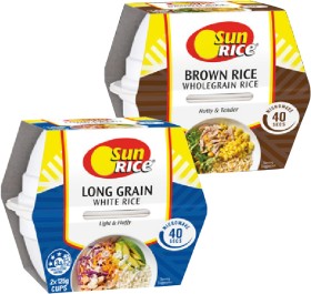 SunRice+Microwave+Rice+Cups+2+Pack+Selected+Varieties