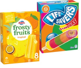 Peters+Frosty+Fruits+6%E2%80%918+Pack+or+Life+Savers+Ice+Block+8+Pack+Selected+Varieties