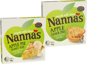 Nanna%26rsquo%3Bs+Fruit+Snack+Pies+450g+or+Family+Size+Apple+Pie+600g+Selected+Varieties