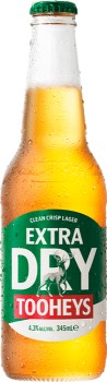 Tooheys+Extra+Dry+Stubbies+345mL+24+Pack