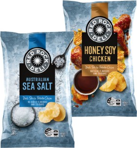 Red-Rock-Deli-Chips-150165g-Selected-Varieties on sale