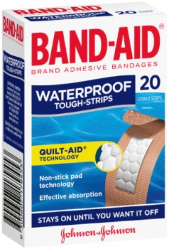 Band%E2%80%91Aid+Tough+Strips+Waterproof+Adhesive+Bandages+20+Pack%2A