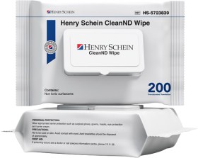 Buy-2-5-off-Henry-Schein-CleanND-Wipe-Flat-Pack-200pk on sale