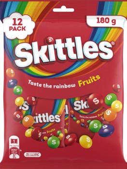 Skittles+Fruits+Chewy+Lollies+Share+Bag+12+Pack