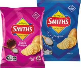 Smith%26rsquo%3Bs+Crinkle+Cut+Chips%2C+Twisties+or+Doritos+Corn+Chips+45g+Selected+Varieties