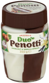 Penotti-Duo-Spread-350g-Selected-Varieties on sale