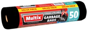 Multix-56-Litre-Extra-Wide-Garbage-Bags-50-Pack on sale