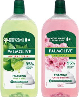 Palmolive-Foaming-Hand-Wash-Refill-500mL-Selected-Varieties on sale