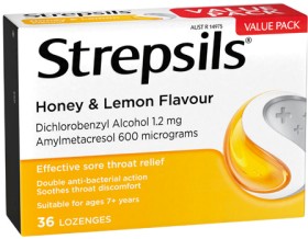 Strepsils-Sore-Throat-Relief-Lozenges-36-Pack-Selected-Varieties on sale