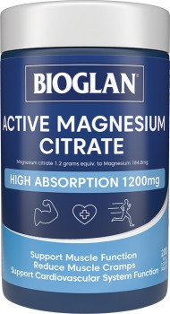 Bioglan+Active+Magnesium+Citrate+1200mg+200+Tablets%2A