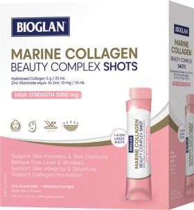 Bioglan-Marine-Collagen-Beauty-Complex-Shots-15x25mL on sale