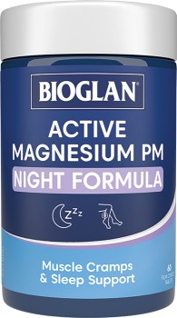 Bioglan-Active-Magnesium-PM-Night-Formula-60-Tablets on sale