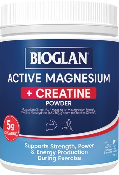 Bioglan-Active-Magnesium-Creatine-Powder-300g on sale