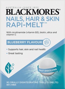 Blackmores+Nails%2C+Hair+%26amp%3B+Skin+Rapi-Melt+90+Tablets%2A