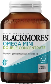 Blackmores+Omega+Mini+Double+Concentrate+200+Capsules%2A