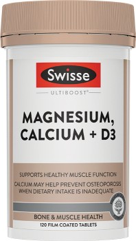 Swisse-Ultiboost-Magnesium-Calcium-D3-120-Tablets on sale