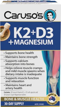 Caruso%26rsquo%3Bs+K2%2BD3+%2B+Magnesium+30+Tablets%2A
