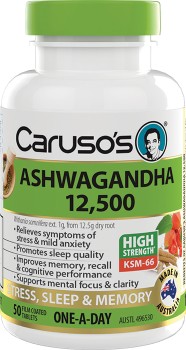 Carusos-Ashwagandha-12500-50-Tablets on sale