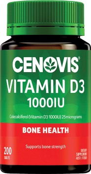 Cenovis-Vitamin-D3-1000IU-200-Tablets on sale