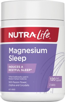 Nutra-Life-Magnesium-Sleep-120-Capsules on sale