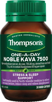 Thompsons-One-A-Day-Noble-Kava-7500-30-Capsules on sale