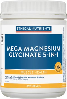 Ethical-Nutrients-Mega-Magnesium-Glycinate-5-In-1-240-Tablets on sale