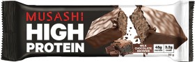 Musashi-High-Protein-Bar-Milk-Chocolate-Brownie-90g on sale