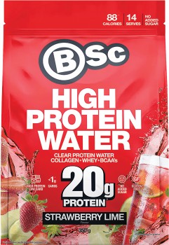 BSc-High-Protein-Water-350g-Strawberry-Lime on sale