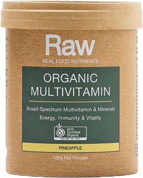 Amazonia-Raw-Organic-Multivitamin-100g on sale