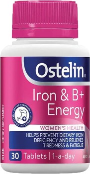 Ostelin-Iron-B-Energy-30-Tablets on sale