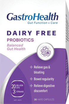 GastroHealth+Dairy+Free+Probiotics+30+Capsules%2A