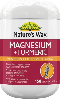 Natures-Way-Magnesium-Turmeric-150-Tablets on sale
