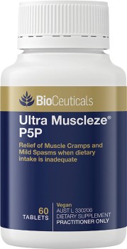 Bioceuticals-Ultra-Muscleze-P5P-60-Tablets on sale