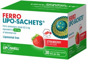 Ferro-Lipo-Sachets-Strawberry-5g-30-Pack on sale