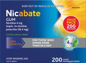 Nicabate+Gum+4mg+200+Pack%2A