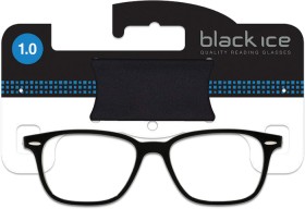 Black+Ice+Standard+Reading+Glasses+1.0