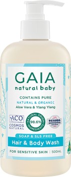 GAIA-Natural-Baby-Hair-Body-Wash-500mL on sale