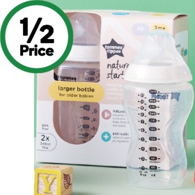 Tommee+Tippee+Natural+Start+Bottles+340ml+Pk+2