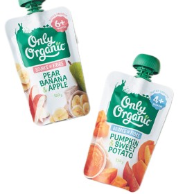 Only-Organic-Baby-Food-Pouch-120g on sale