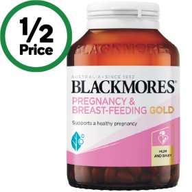 Blackmores-Pregnancy-Breast-feeding-Gold-Vitamin-Capsules-Pk-120 on sale