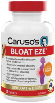 Carusos-Bloat-EZE-60-Capsules on sale