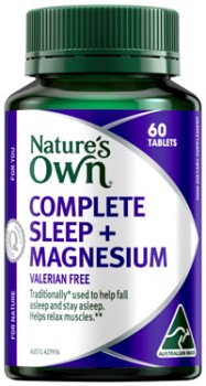 Natures-Own-Complete-Sleep-Magnesium-60-Tablets on sale