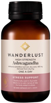 Wanderlust+High+Strength+Ashwagandha+60+Capsules
