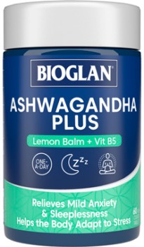 Bioglan+Ashwagandha+Plus+60+Tablets