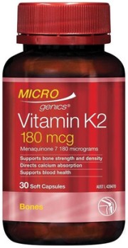 Microgenics-Vitamin-K2-180mcg-30-Capsules on sale