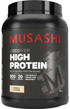 Musashi+High+Protein+Vanilla+Flavour+900g
