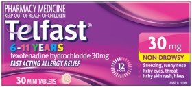 NEW-Telfast-Kids-30mg-30-Mini-Tablets on sale