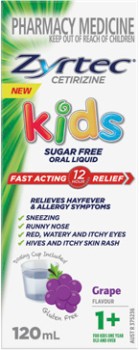 Zyrtec+Kids+Allergy+%26amp%3B+Hayfever+Relief+Grape+Flavour+120mL+Liquid