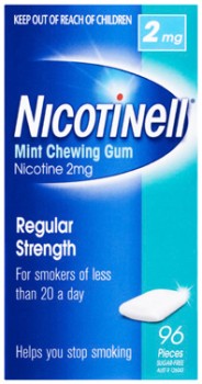 Nicotinell+Extra+Strength+Mint+Gum+2mg+96+Pack